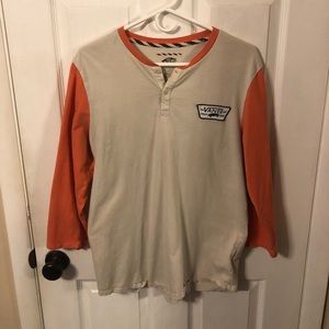 Vans 3/4 Sleeve Button Shirt